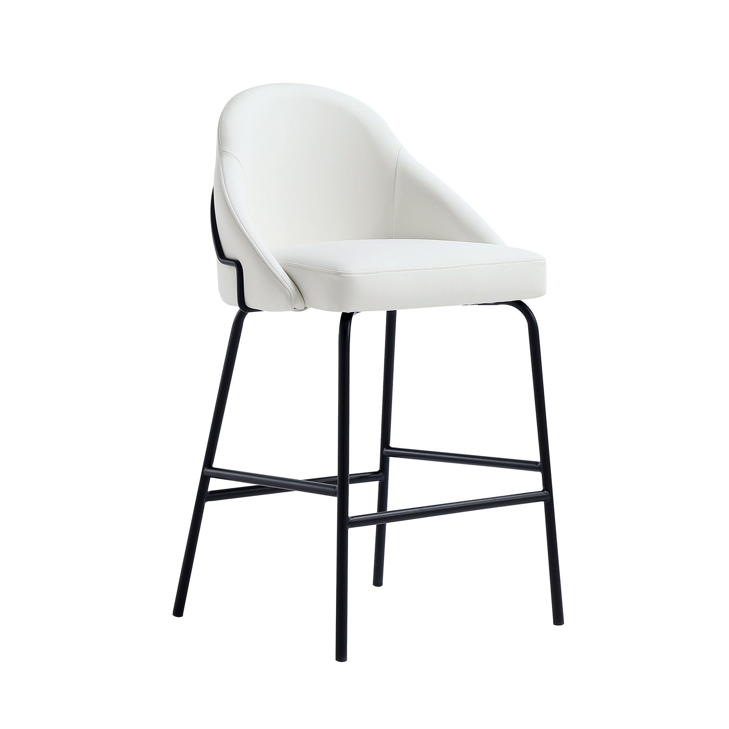 Manhattan Gracie - Counter Stool With Black Base