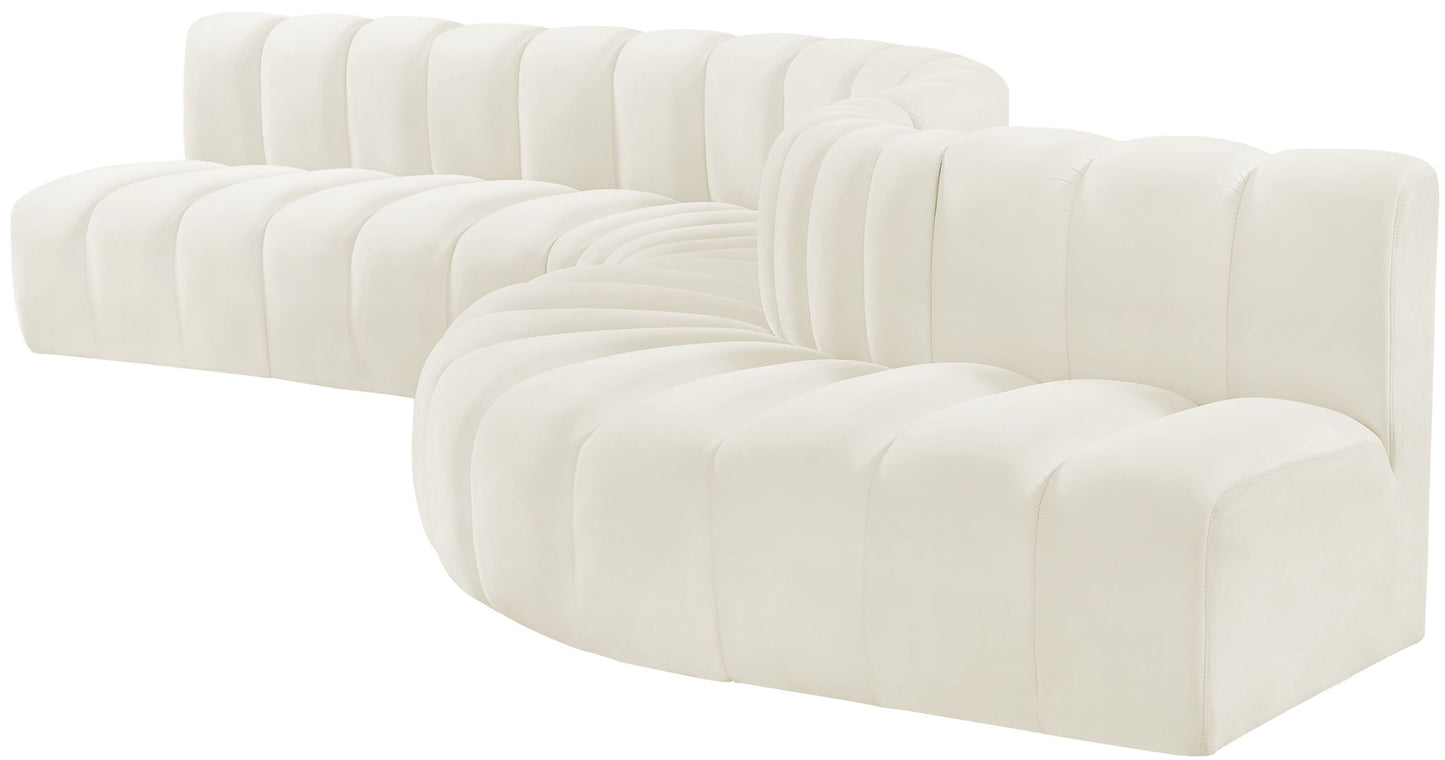 Arc - Velvet 7 Piece Modular Sofa