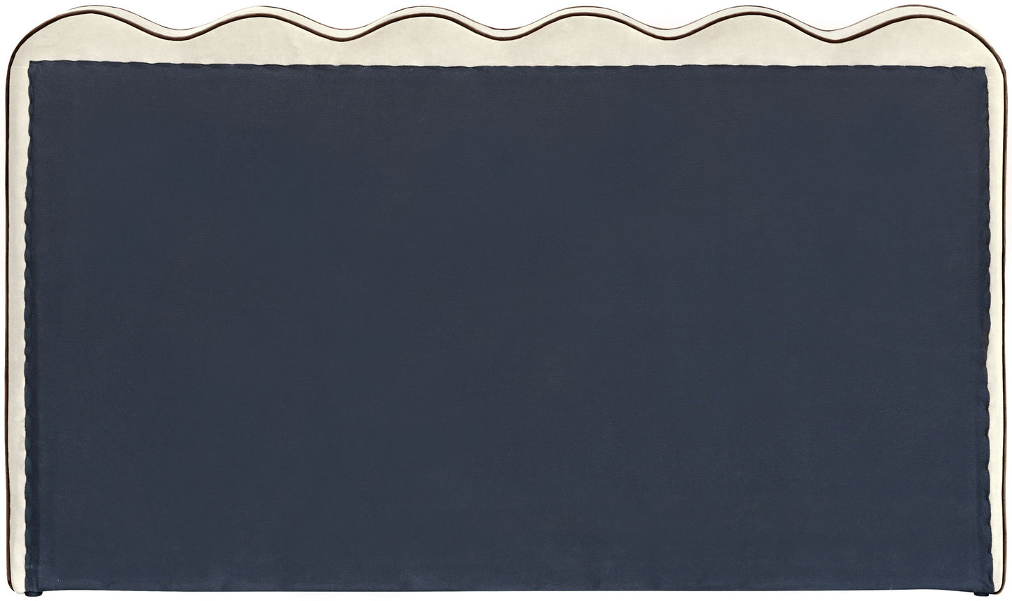 Tempo - Velvet Upholstered Bed - Cream