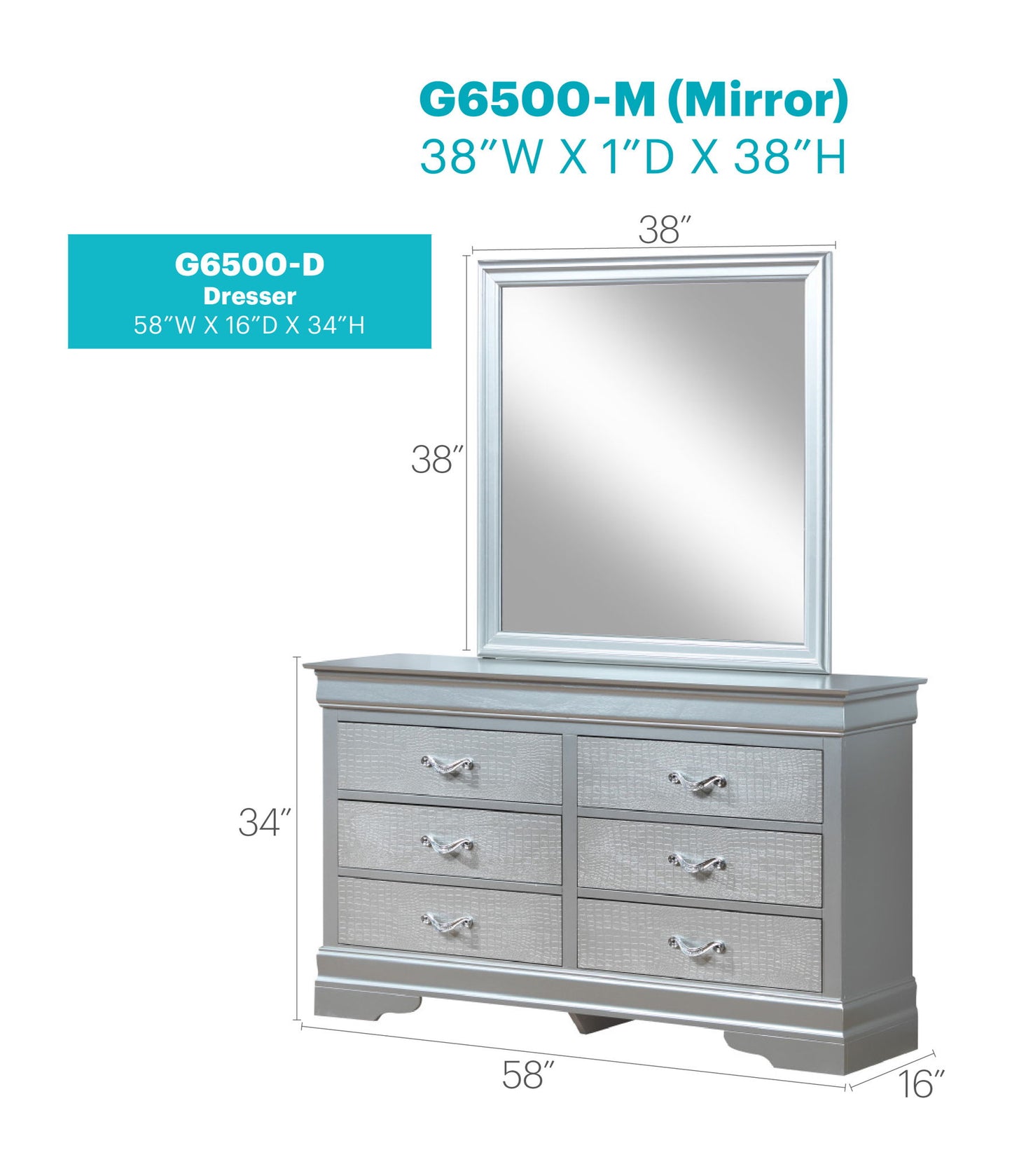 Glory Furniture - Lorana - Dresser