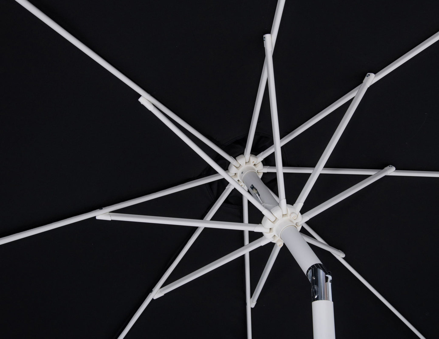 Fiji - Aluminum Patio Umbrella With Round White Base