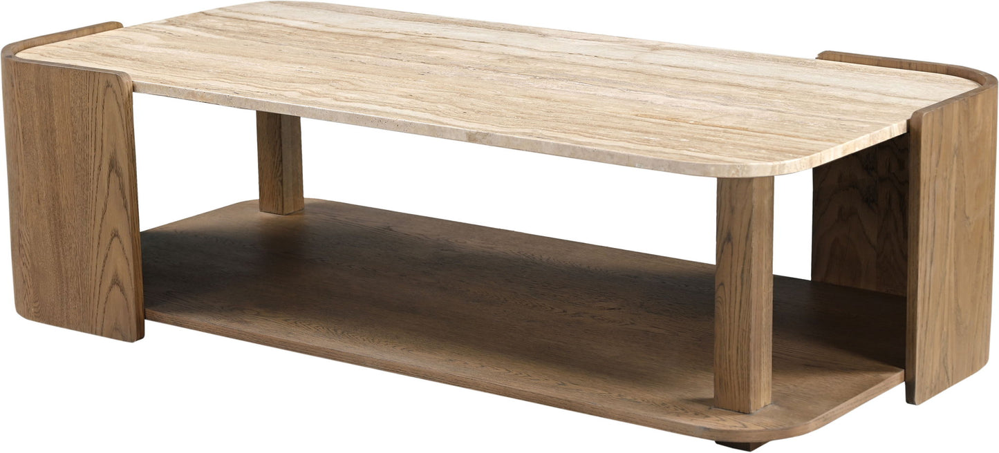 Calabria - Marble And Oak Wood Table
