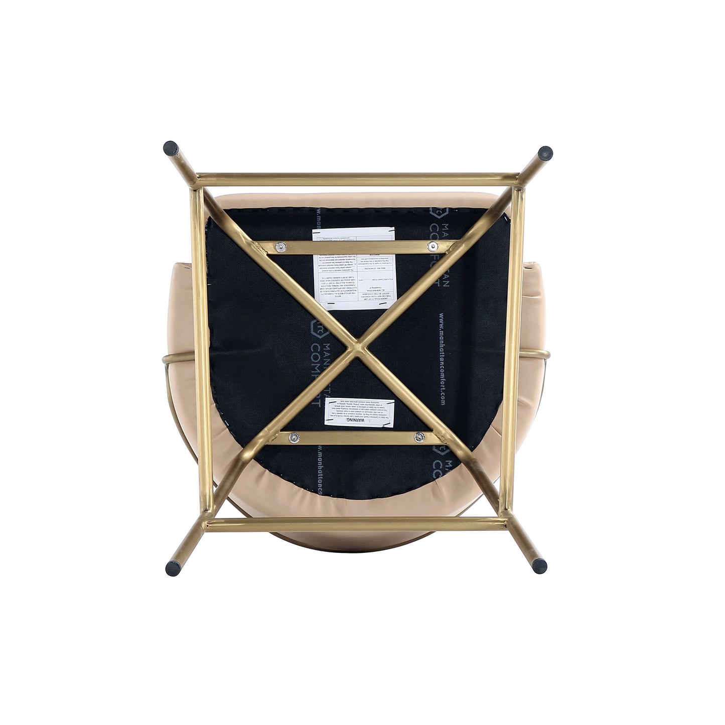 Manhattan Gracie - Barstool With Gold Base