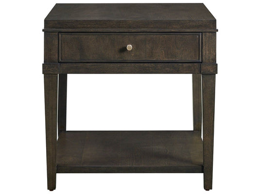 Fenwick - End Table - Dark Brown