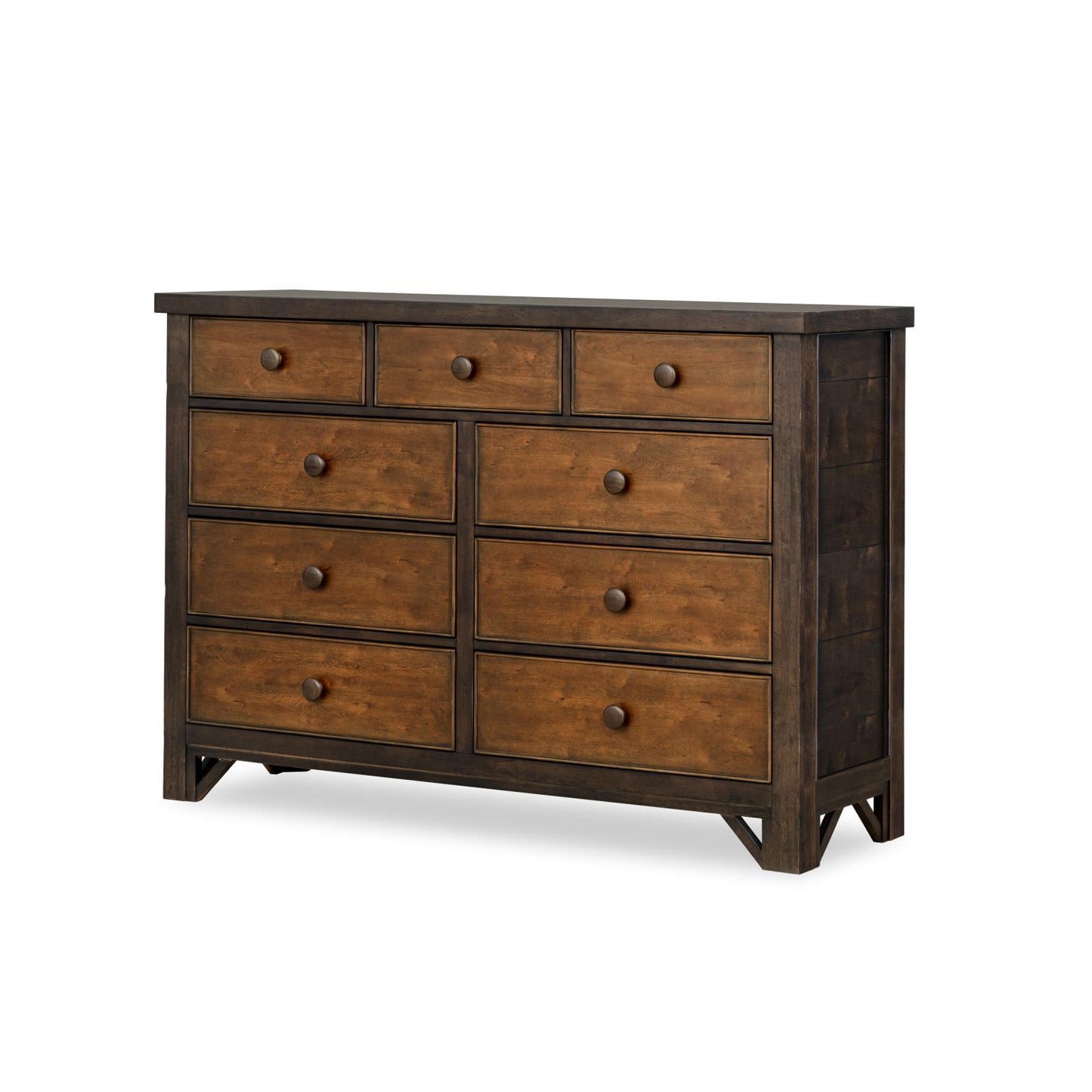 Lake House - Two Tone Dresser - Pinecone And Dried Tobacco