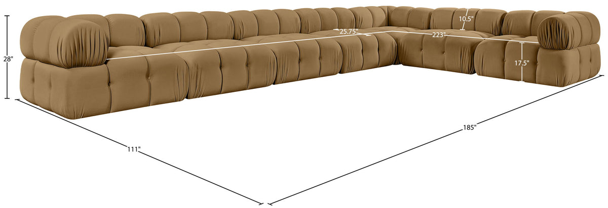Orin - 7 Piece Modular Sectional (4 Modular Chairs, 3 Corner Chairs)
