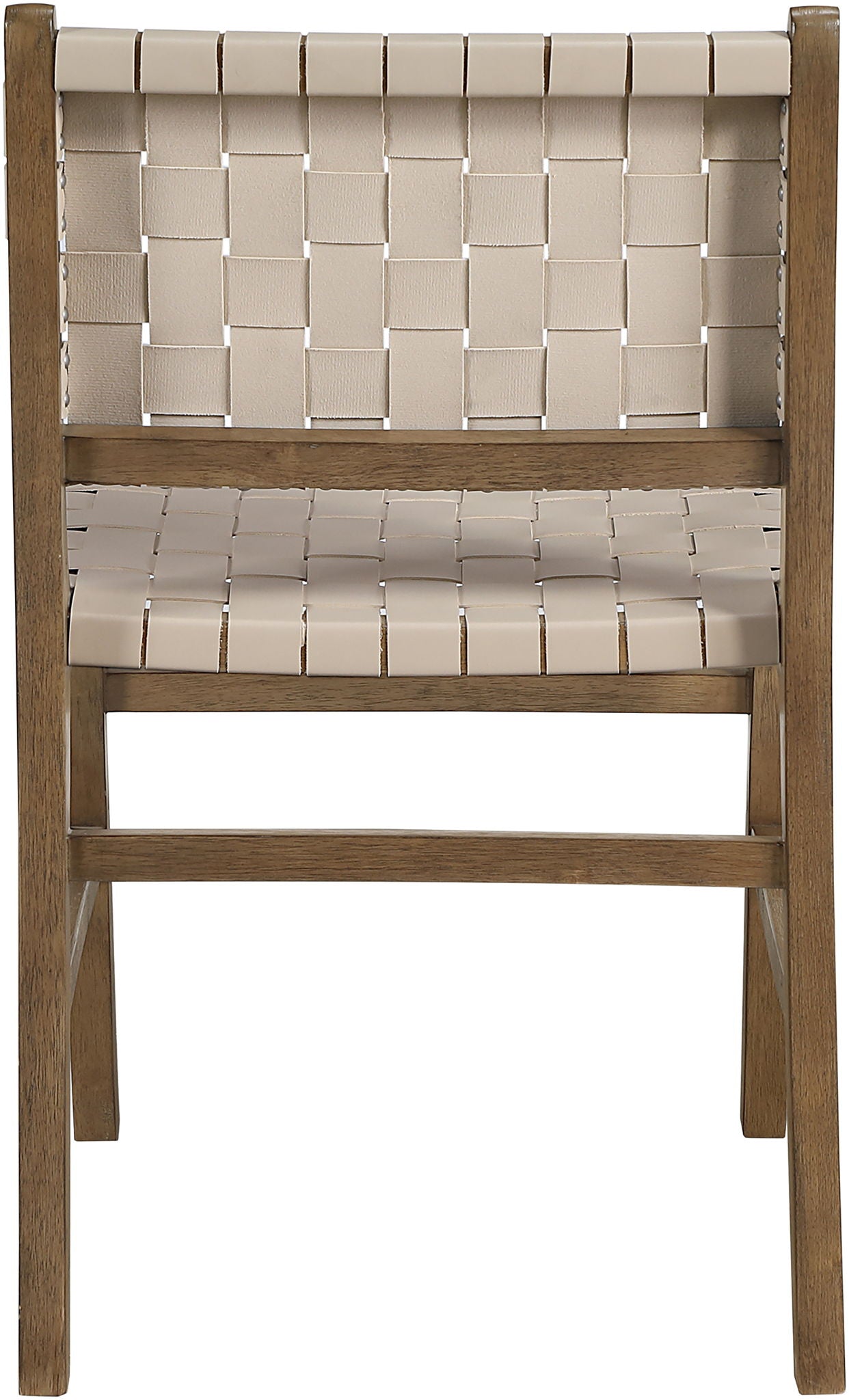 Entwine - Vegan Leather Upholstered Dining Chair - Painted Brown