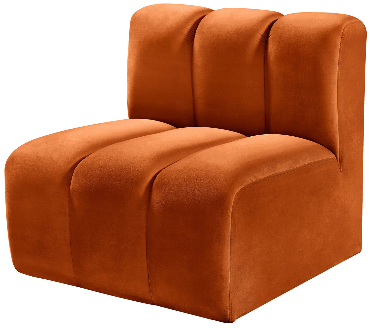 Arc - Velvet Straight Chair