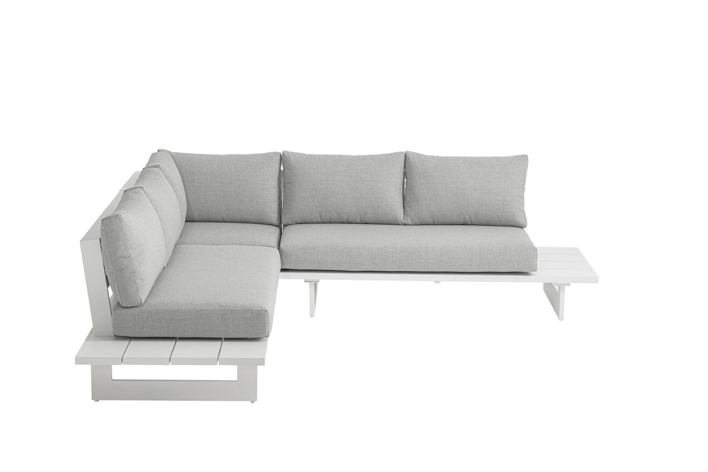 Maldives - Water Resistant Outdoor Patio Sectional With White Frame