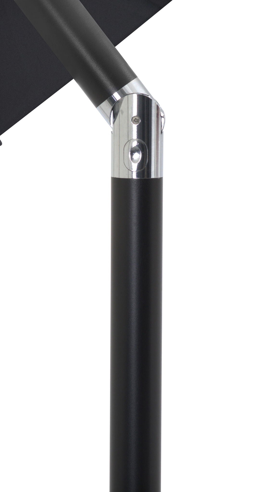 Amalfi - Aluminum Patio Umbrella - Black Base / Black Pole