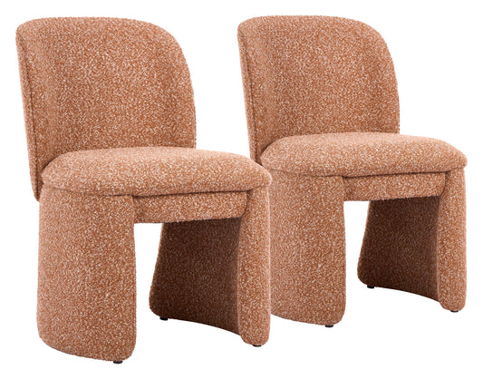 Citrine - Dining Chair (Set of 2) - Biscuit Brown