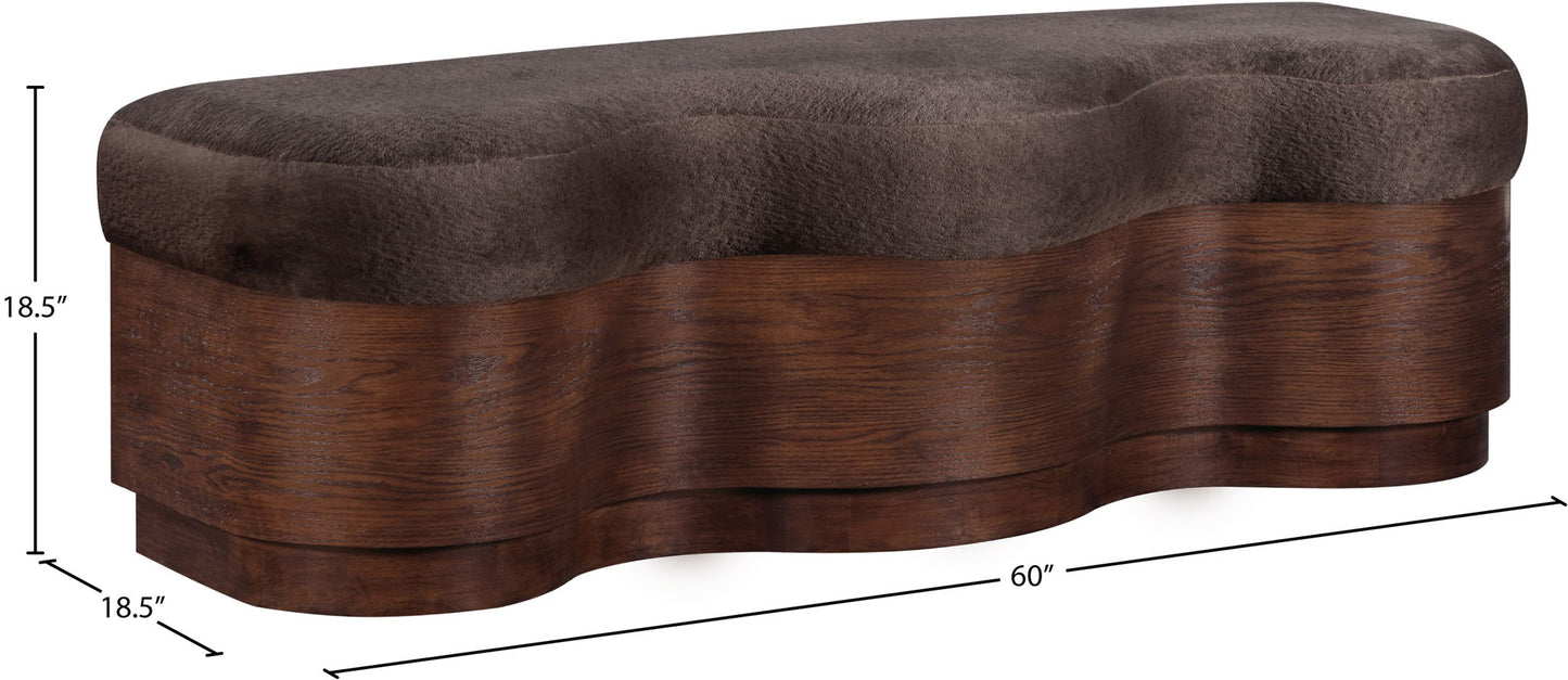 Savoy - Bench With Brown Base