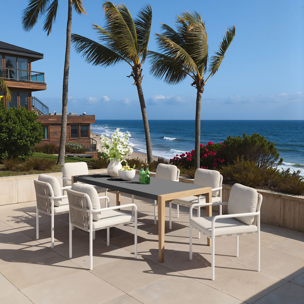 Kata - Outdoor Dining Table - Gray