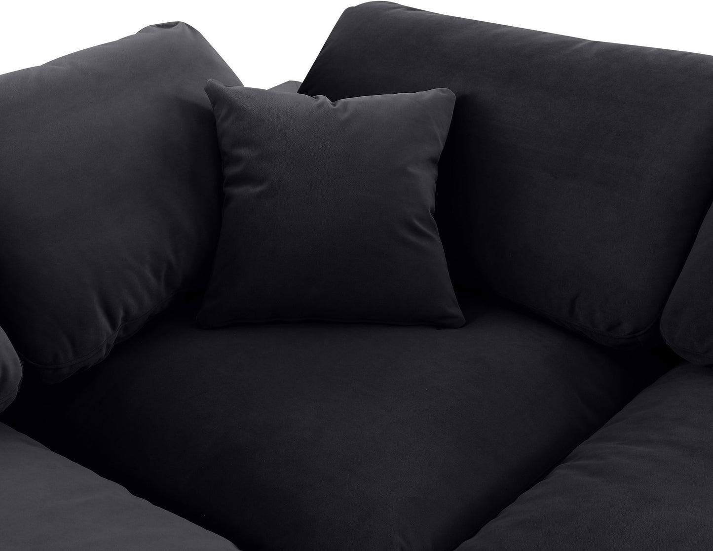 Comfy - 6 Piece Velvet Sectional