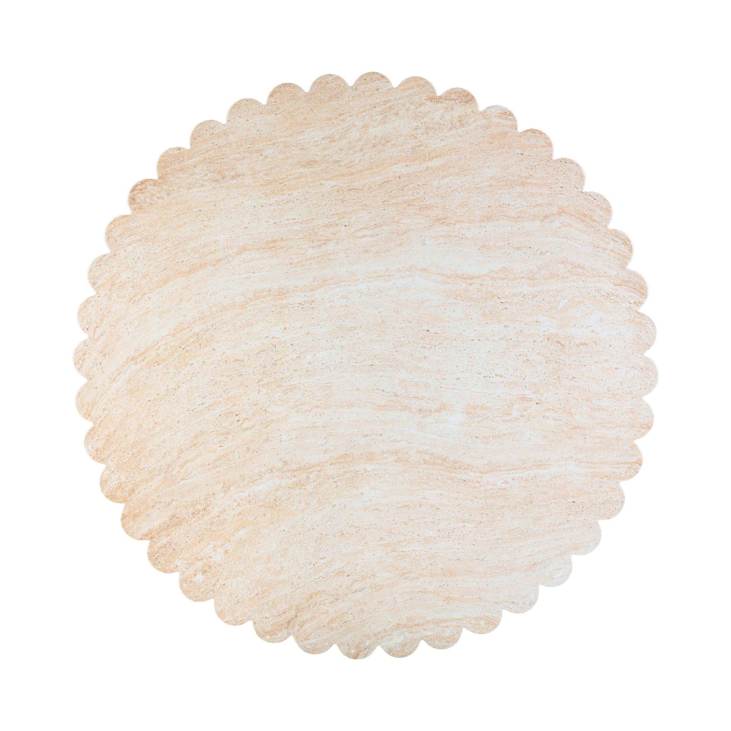 Blossom - Indoor / Outdoor Round Dining Table - Washed Travertine