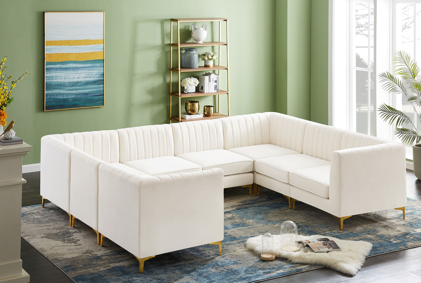 Alina - 8 Piece Modular Sectional