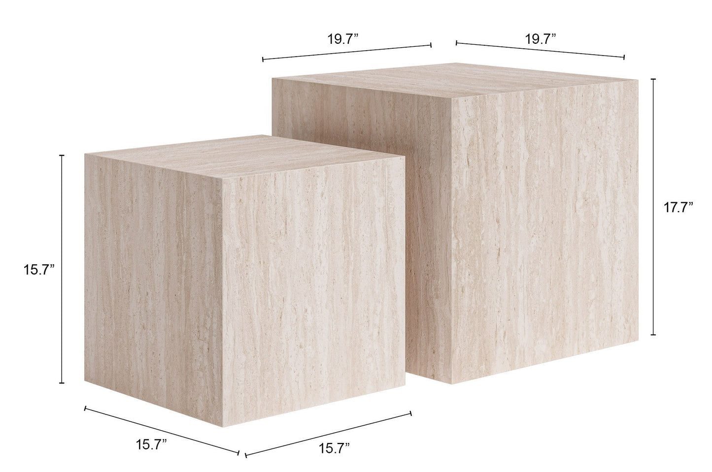 Cambro - Coffee Table Set - Stone Beige