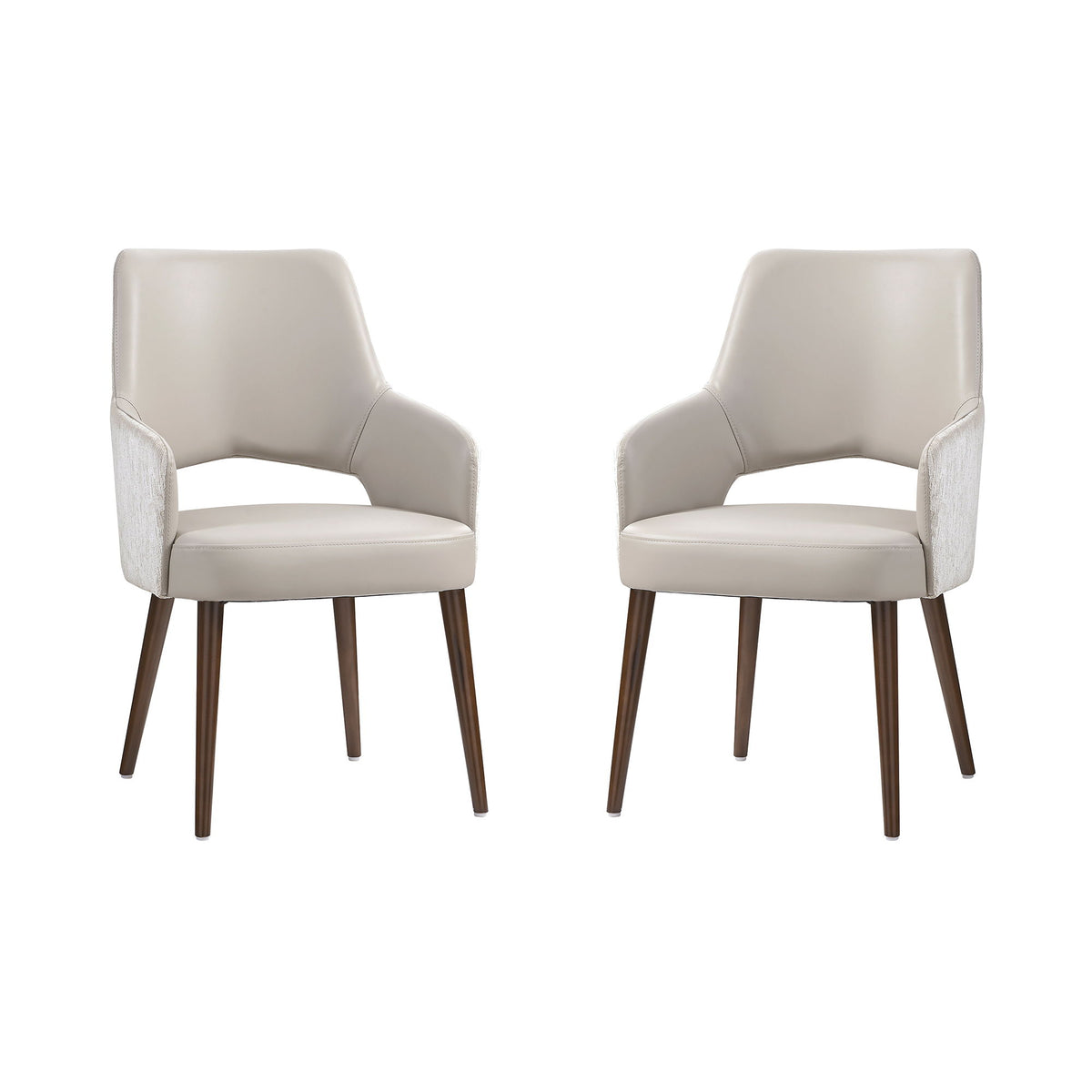 Manhattan Liora - Wood Upholstered Armchair