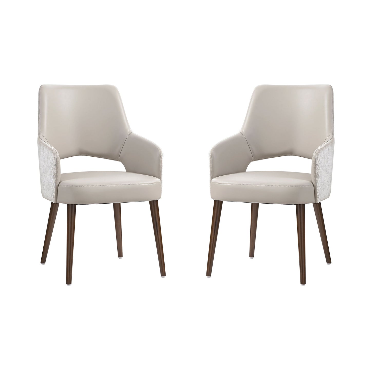Manhattan Liora - Wood Upholstered Armchair