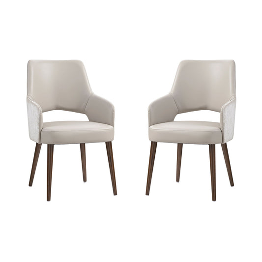 Manhattan Liora - Wood Upholstered Armchair
