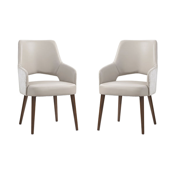 Manhattan Liora - Wood Upholstered Armchair