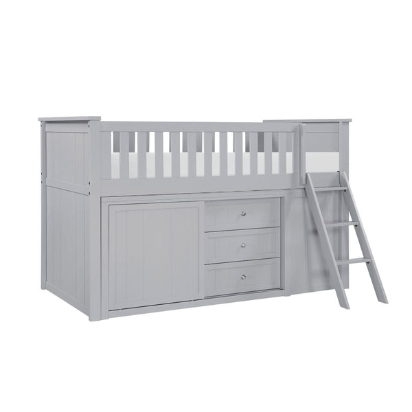 Orion Low Loft Bunk with Bookcase and Dresser