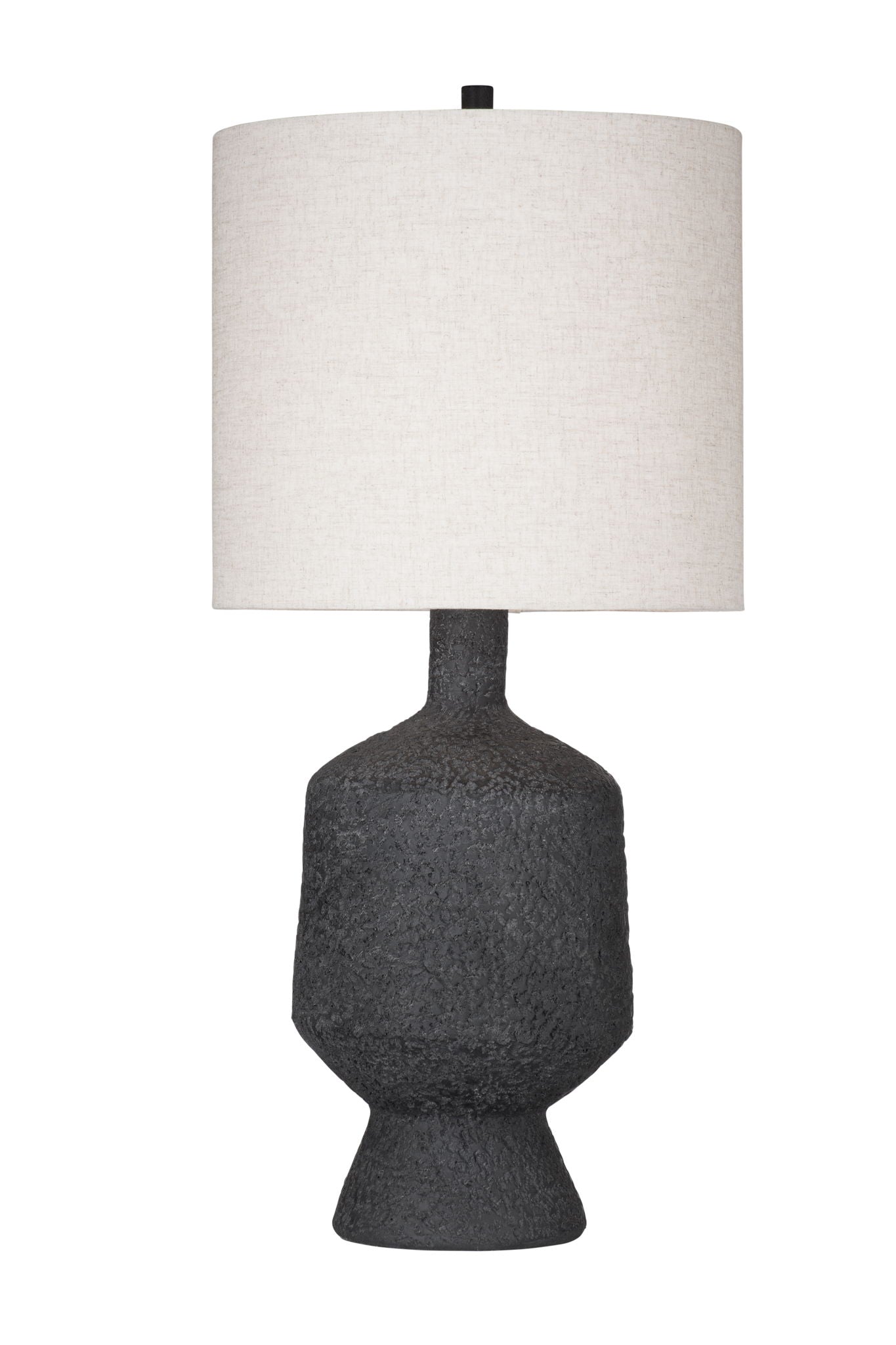 Hartley - Table Lamp - Dark Gray / White