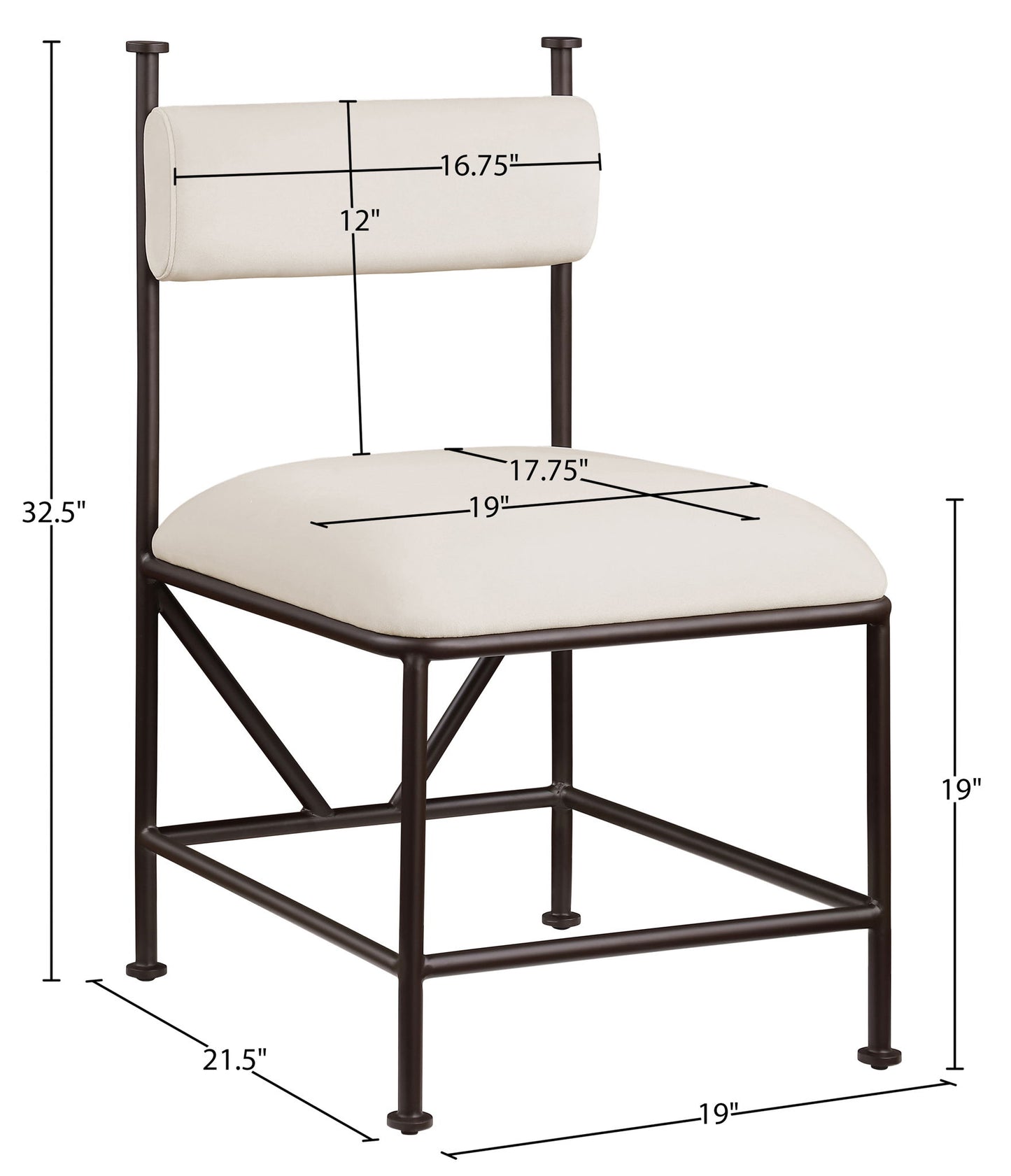 Monarch - Velvet Dining Chair (Set of 2)