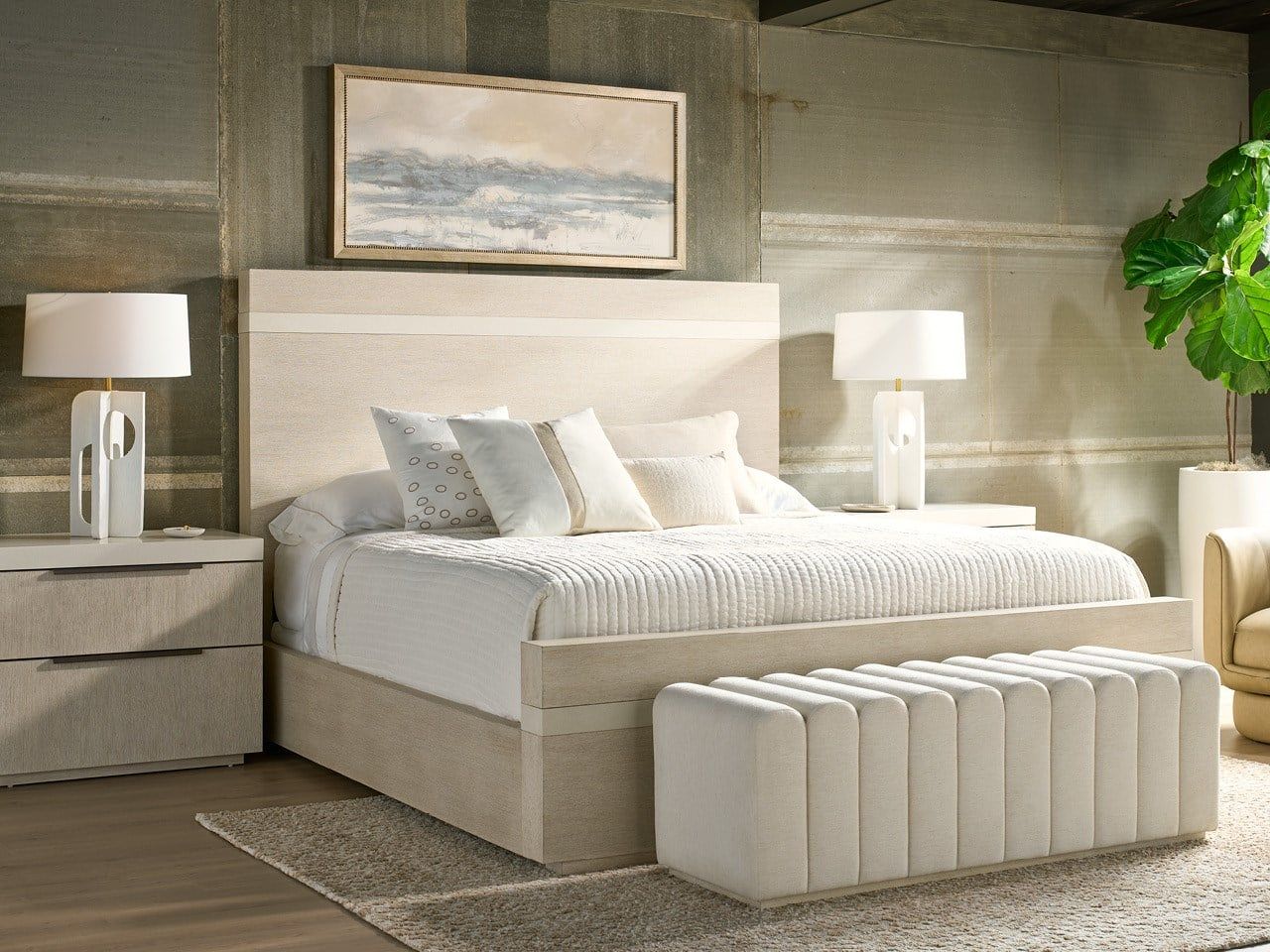 Modern / Mist & Veil - Quartz Bed