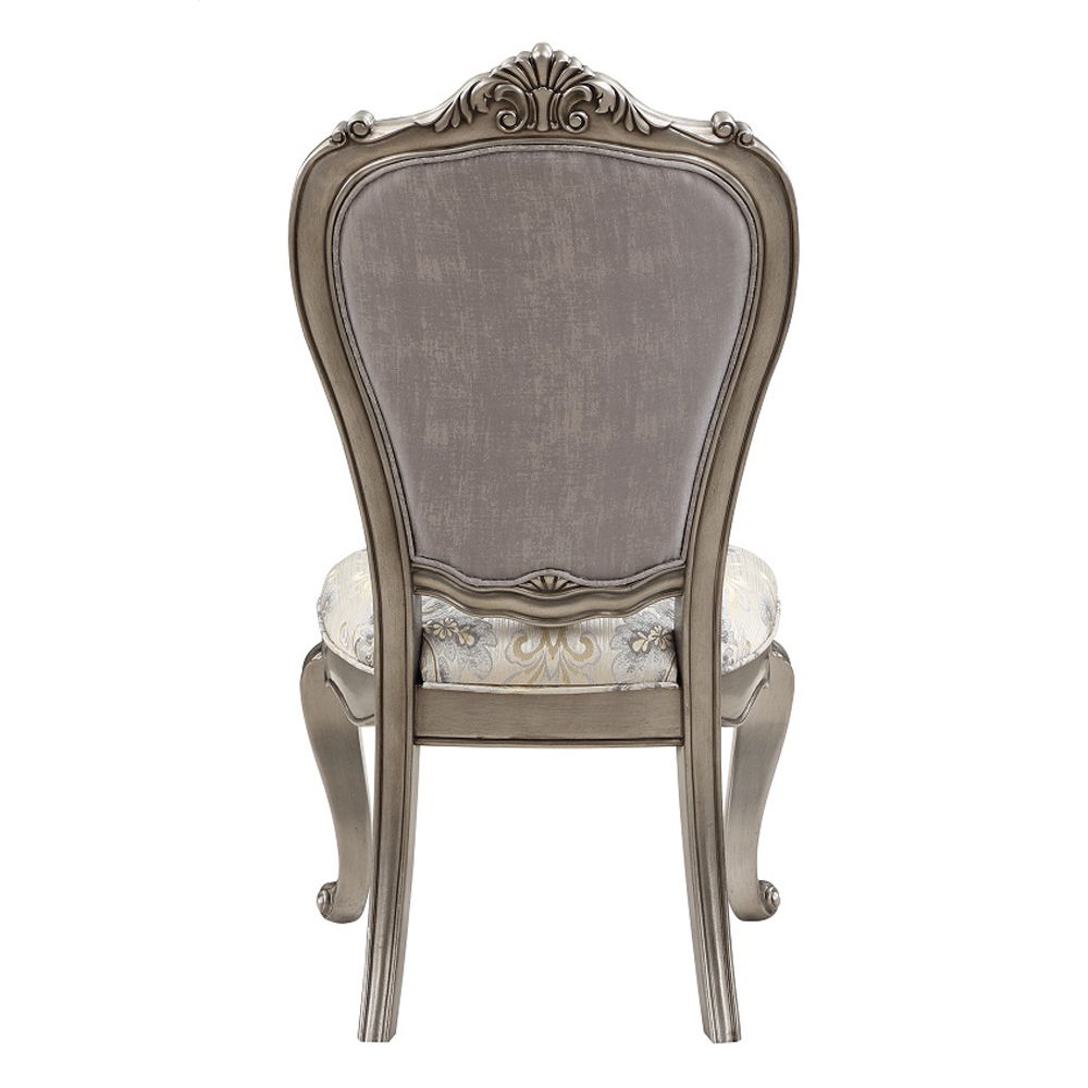 Ariadne - Side Chair (Set of 2) - Velvet & Antique Platinum