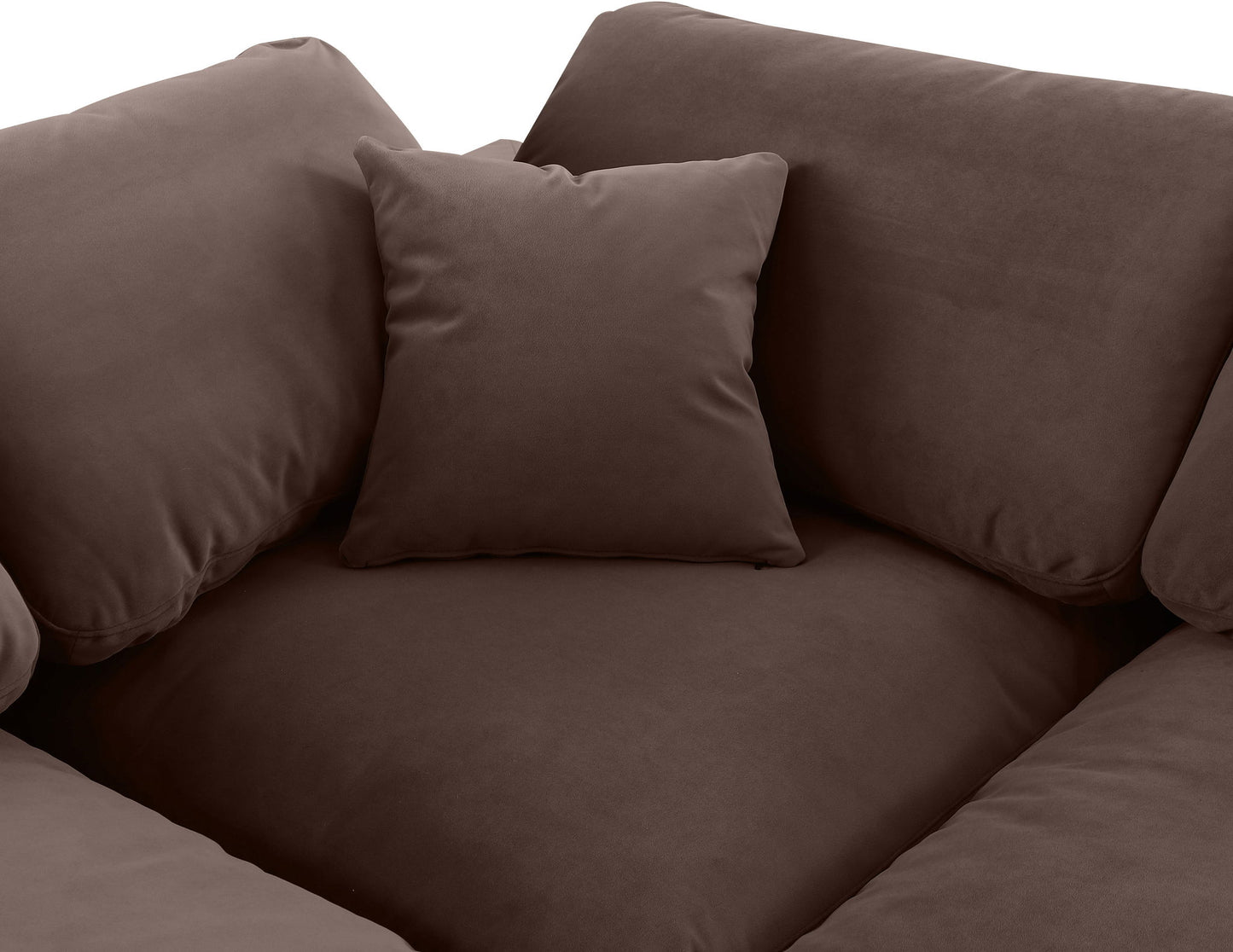 Comfy - 6 Piece Velvet Sectional