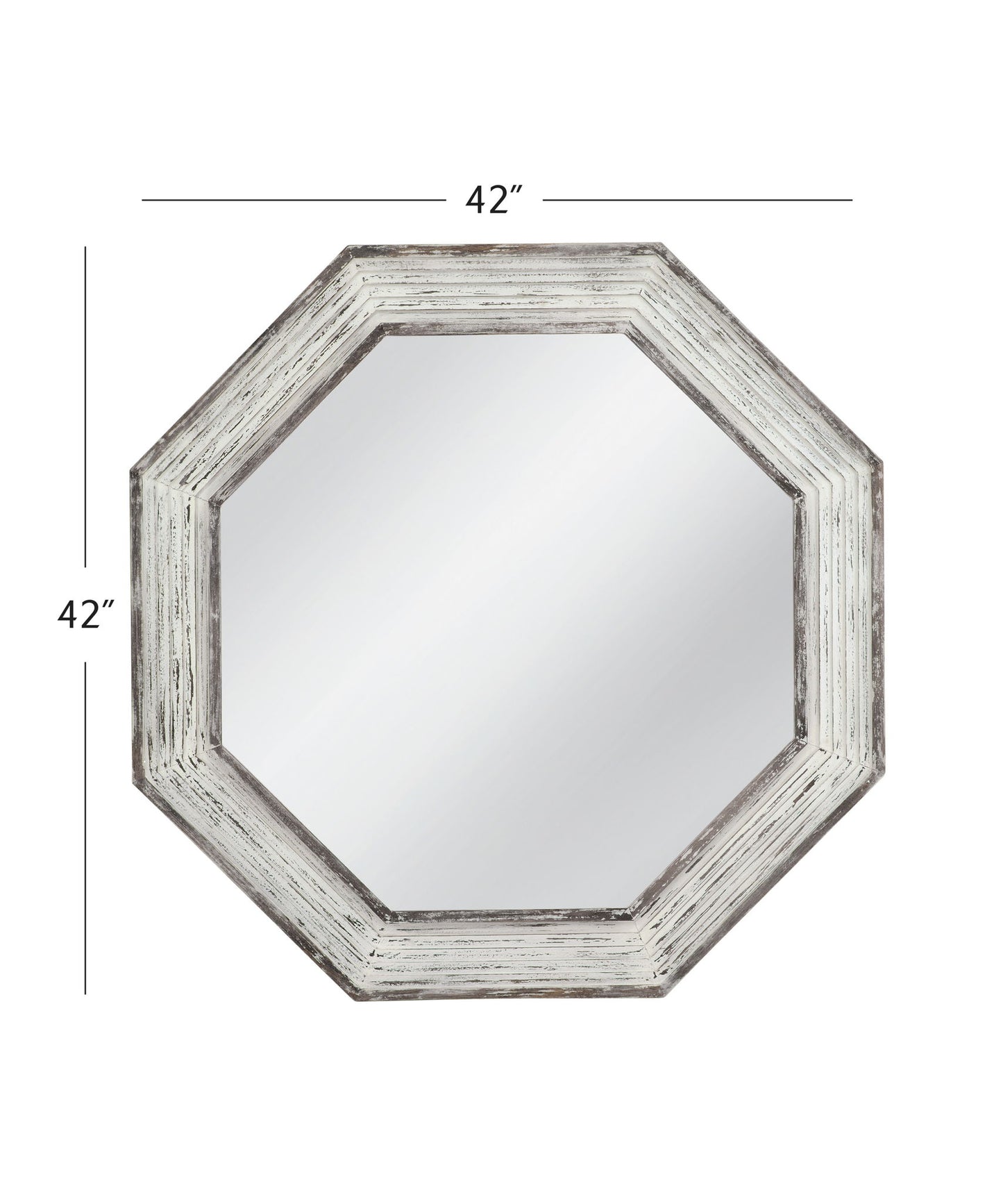 Marden - Wall Mirror - White Wash