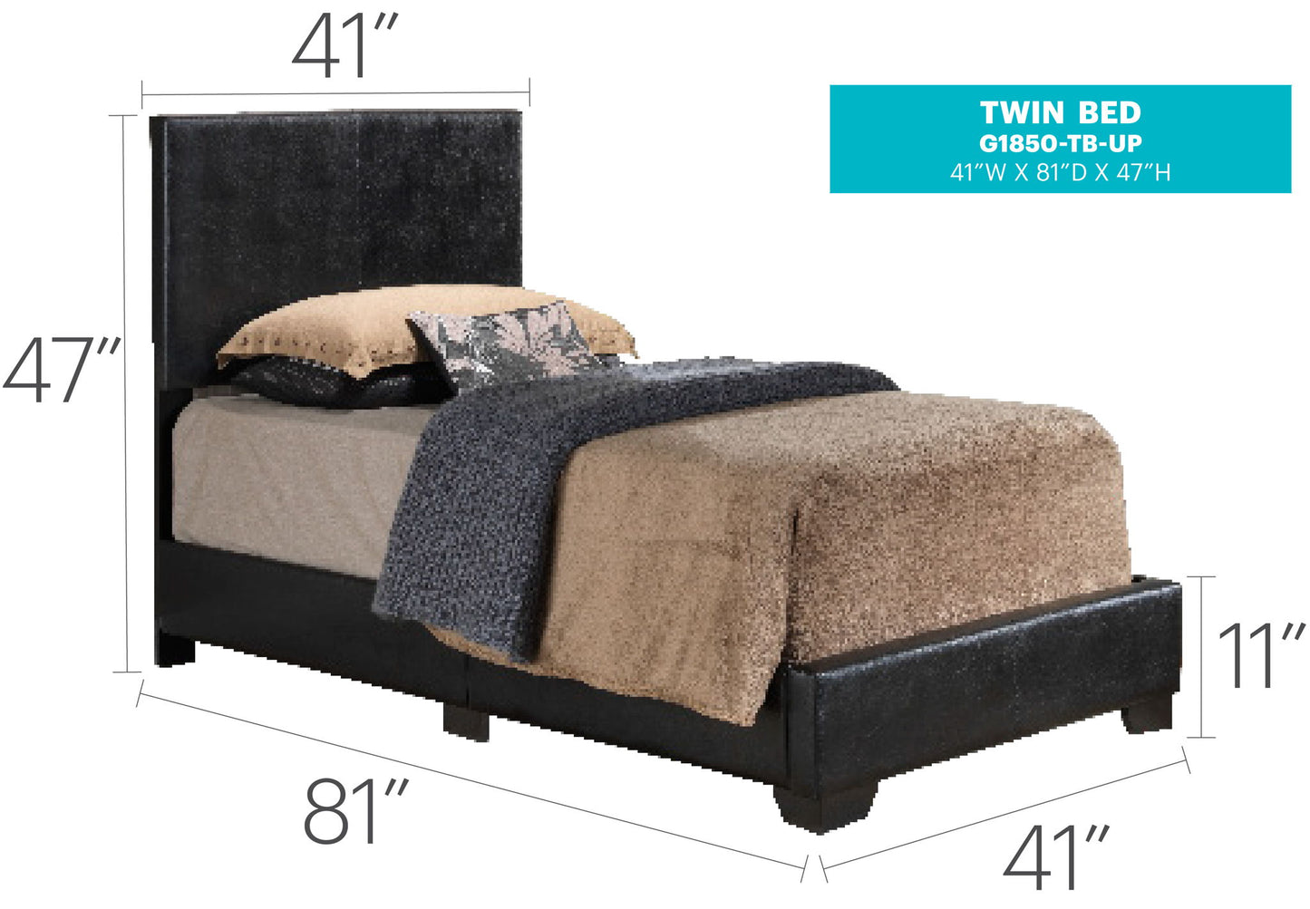 Glory Furniture - Aaron - Bed