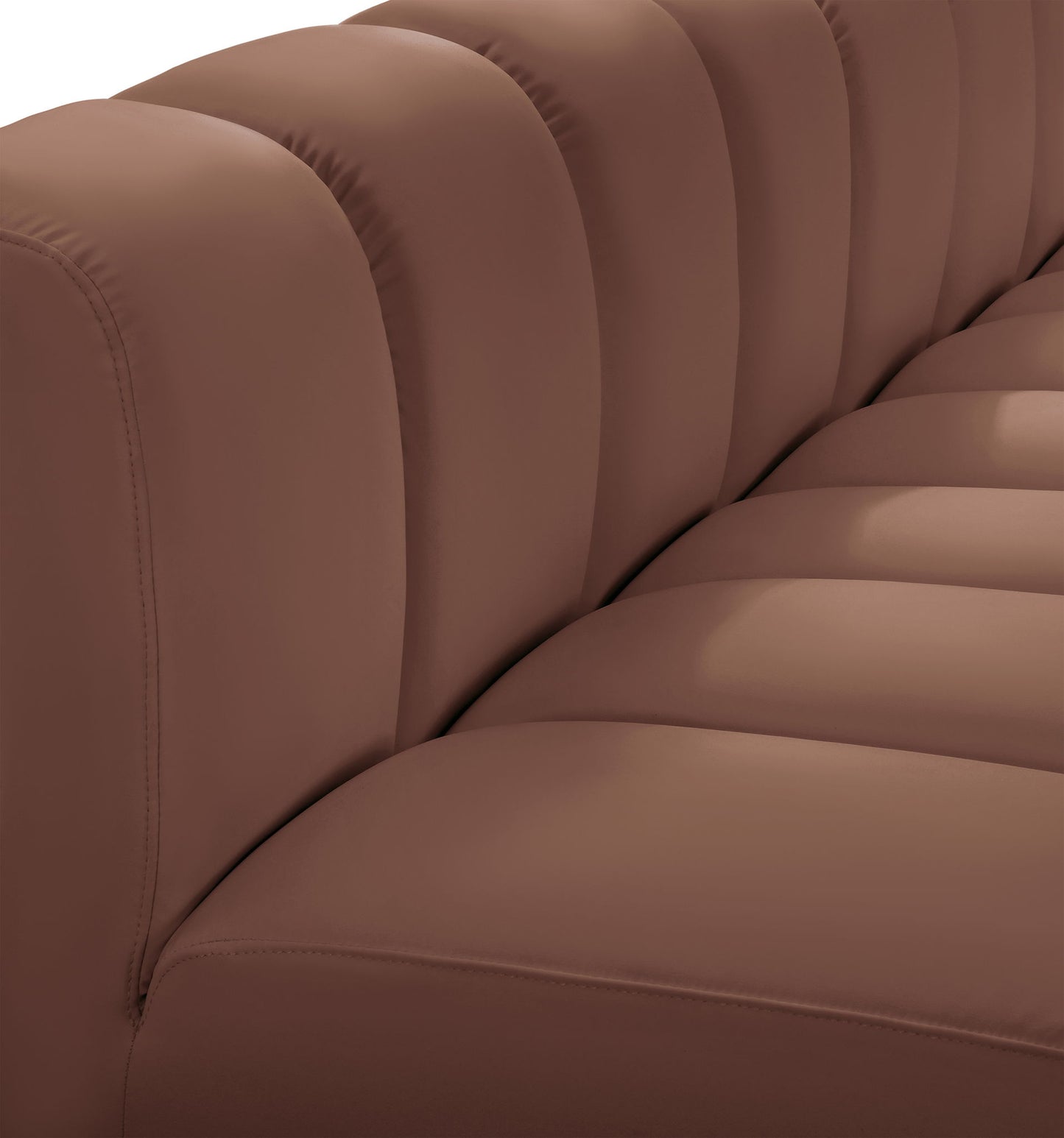 Arc - Faux Leather Straight Chair