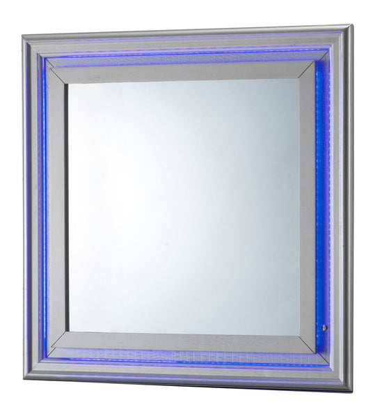 Lorana - 38" Mirror WIth LED - Silver Champagne