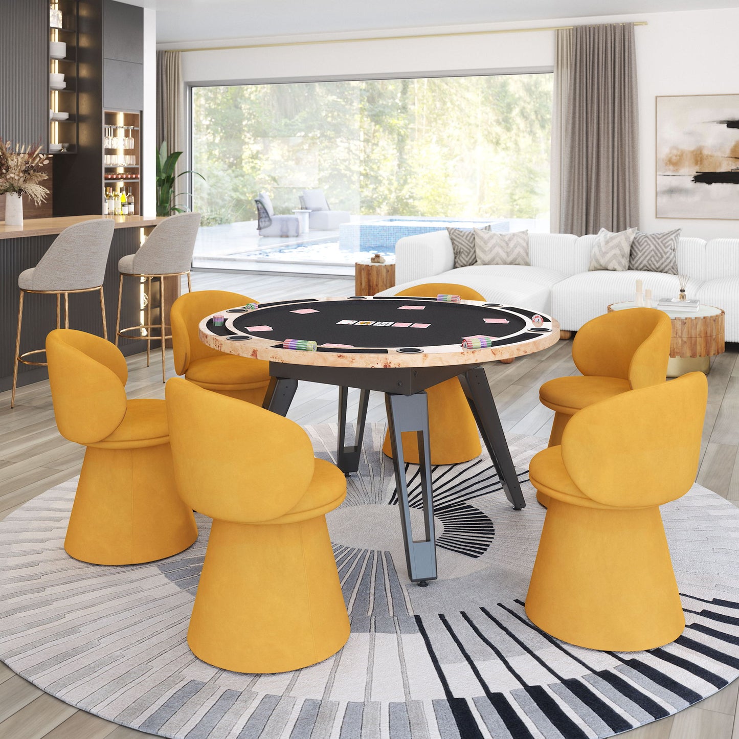 Burl - 2 in 1 Table - Natural