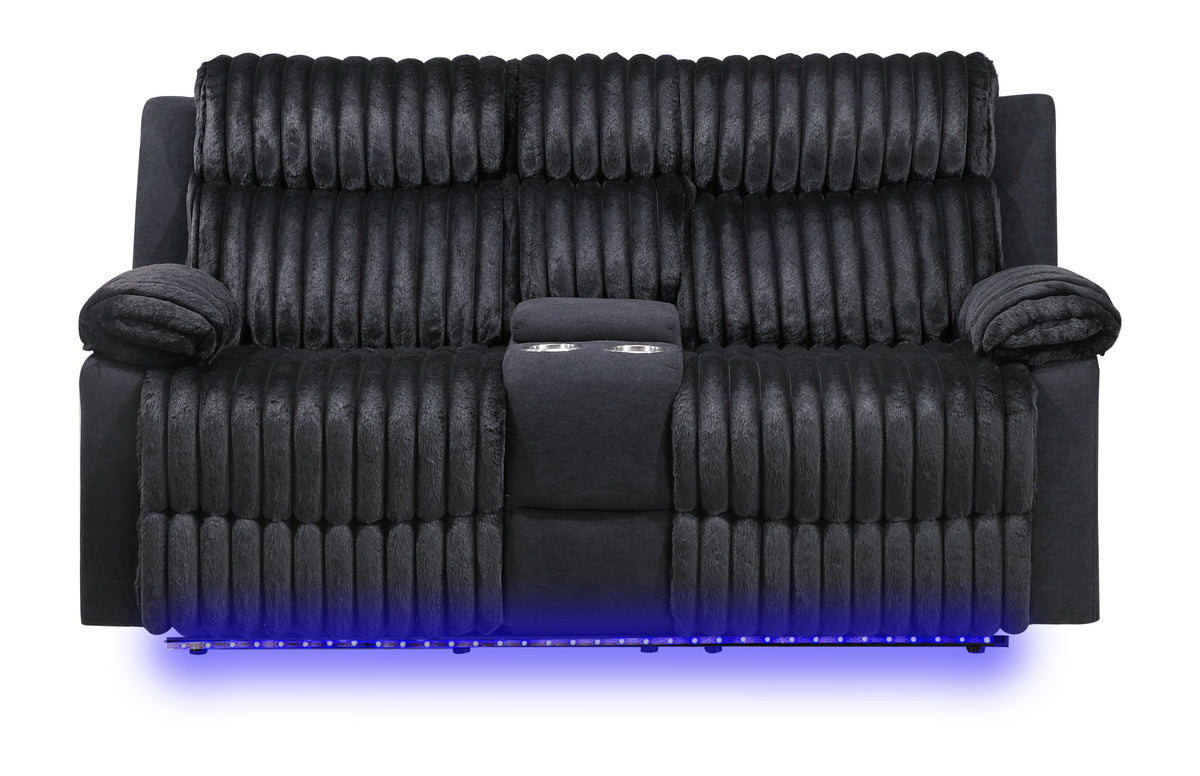 Glory Furniture - Plush - Reclining Loveseat