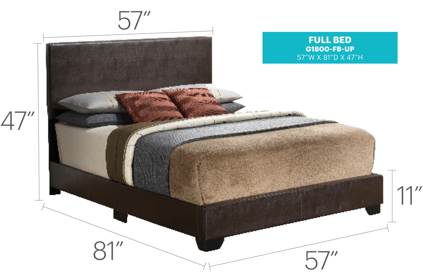 Glory Furniture - Aaron - Bed