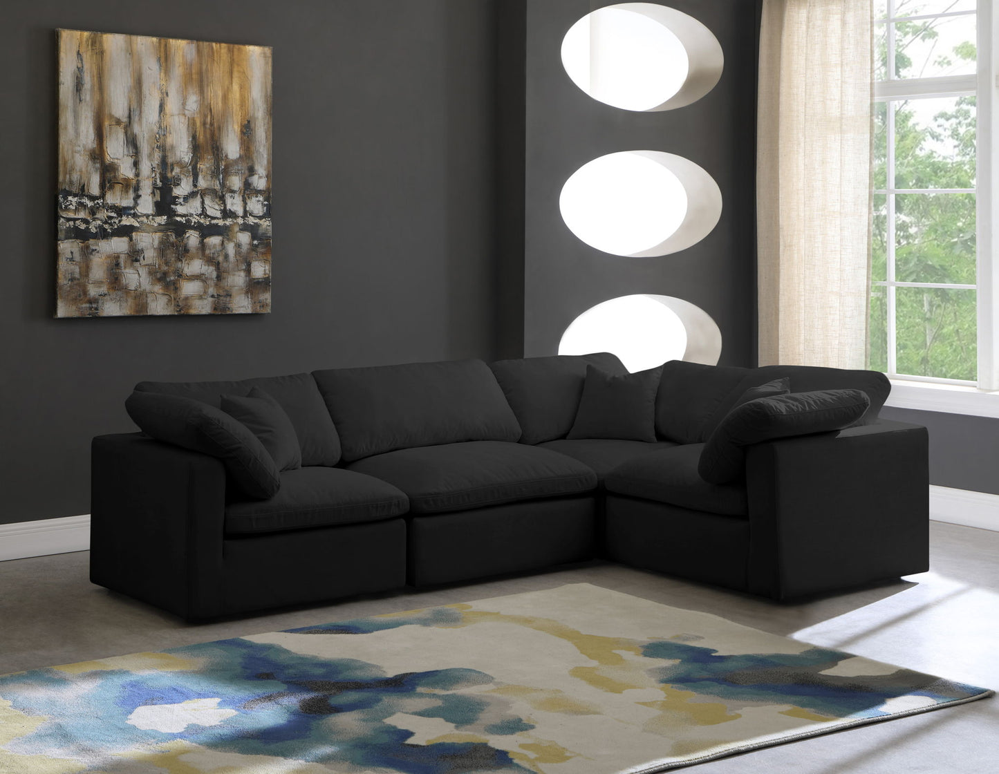 Plush - 4 Piece Modular Sectional