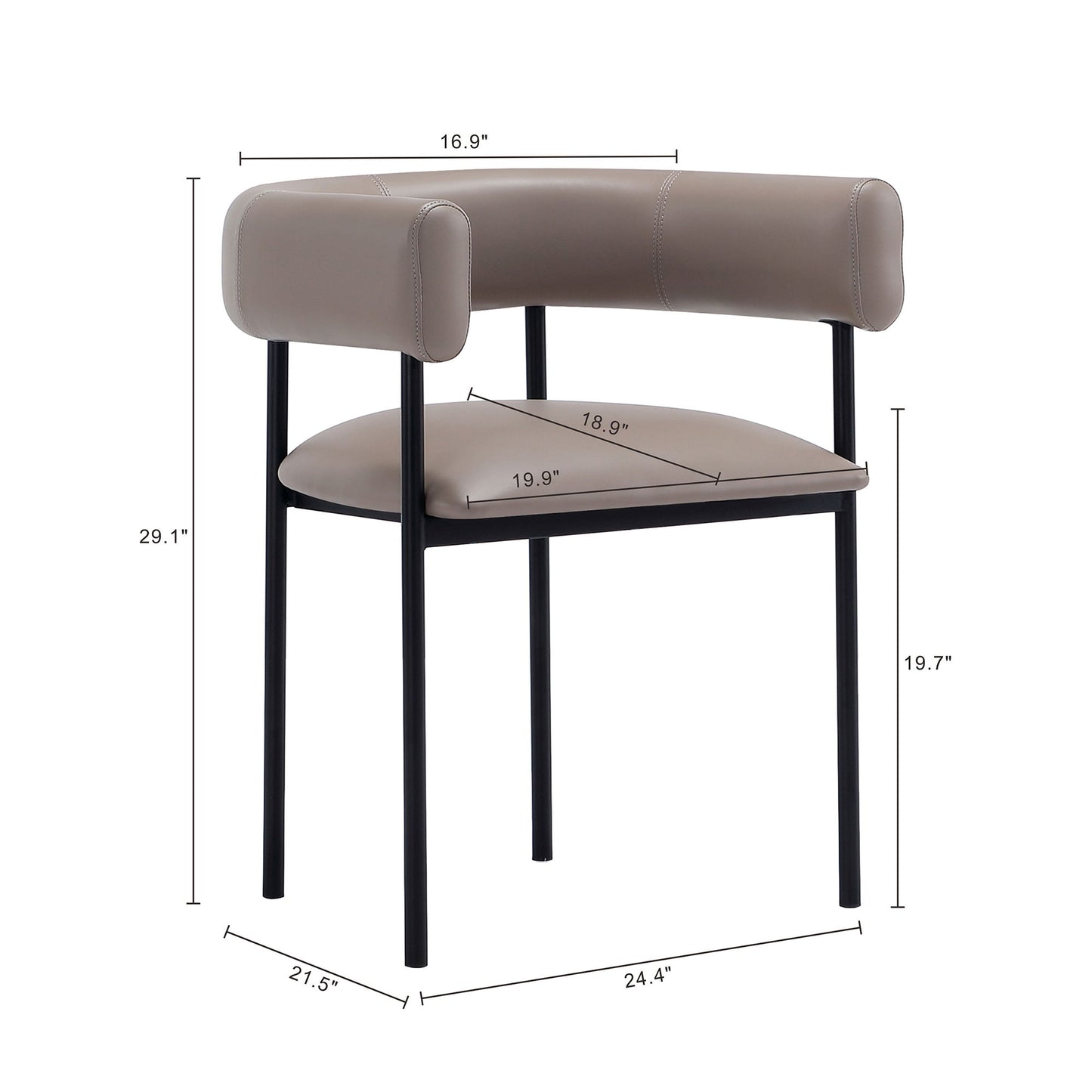 Manhattan Onda - Dining Chair