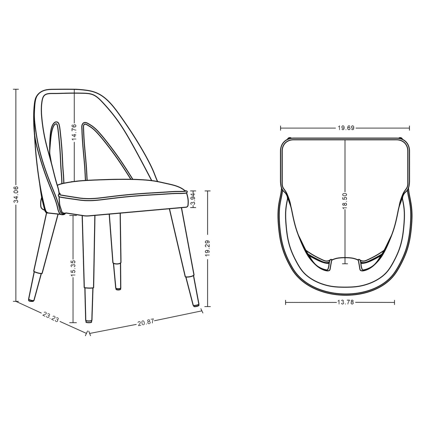 Manhattan Neda - Dining Chair