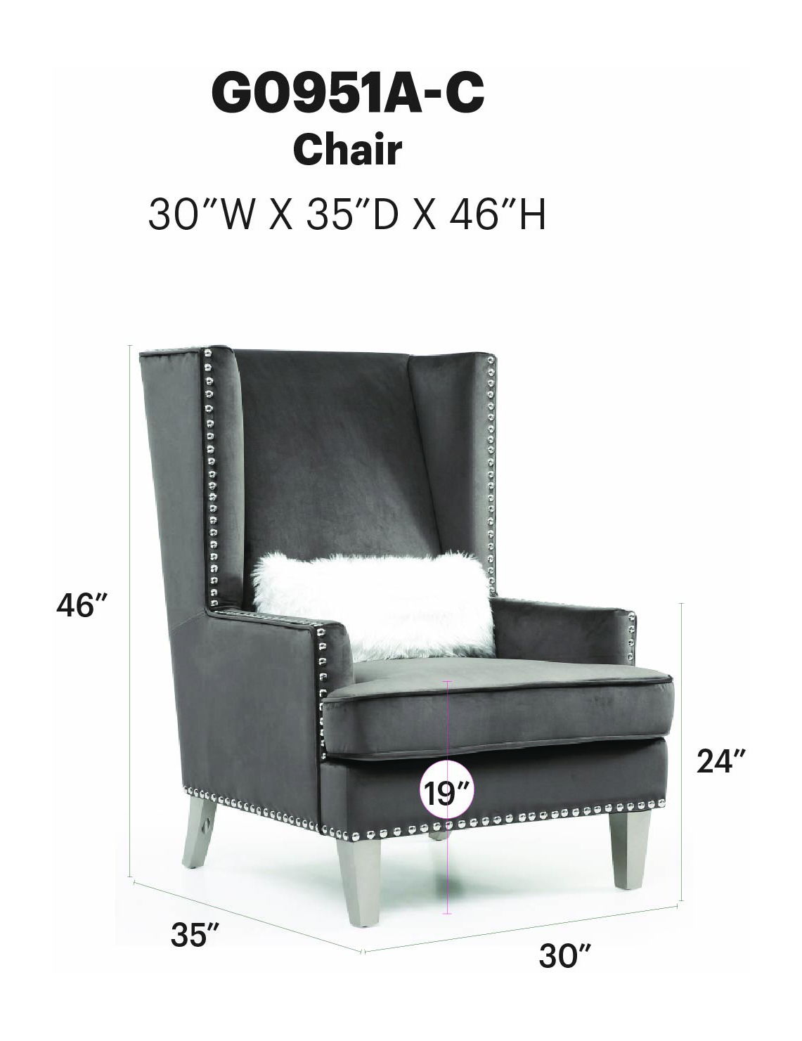 Glory Furniture - Wilshire - Chair