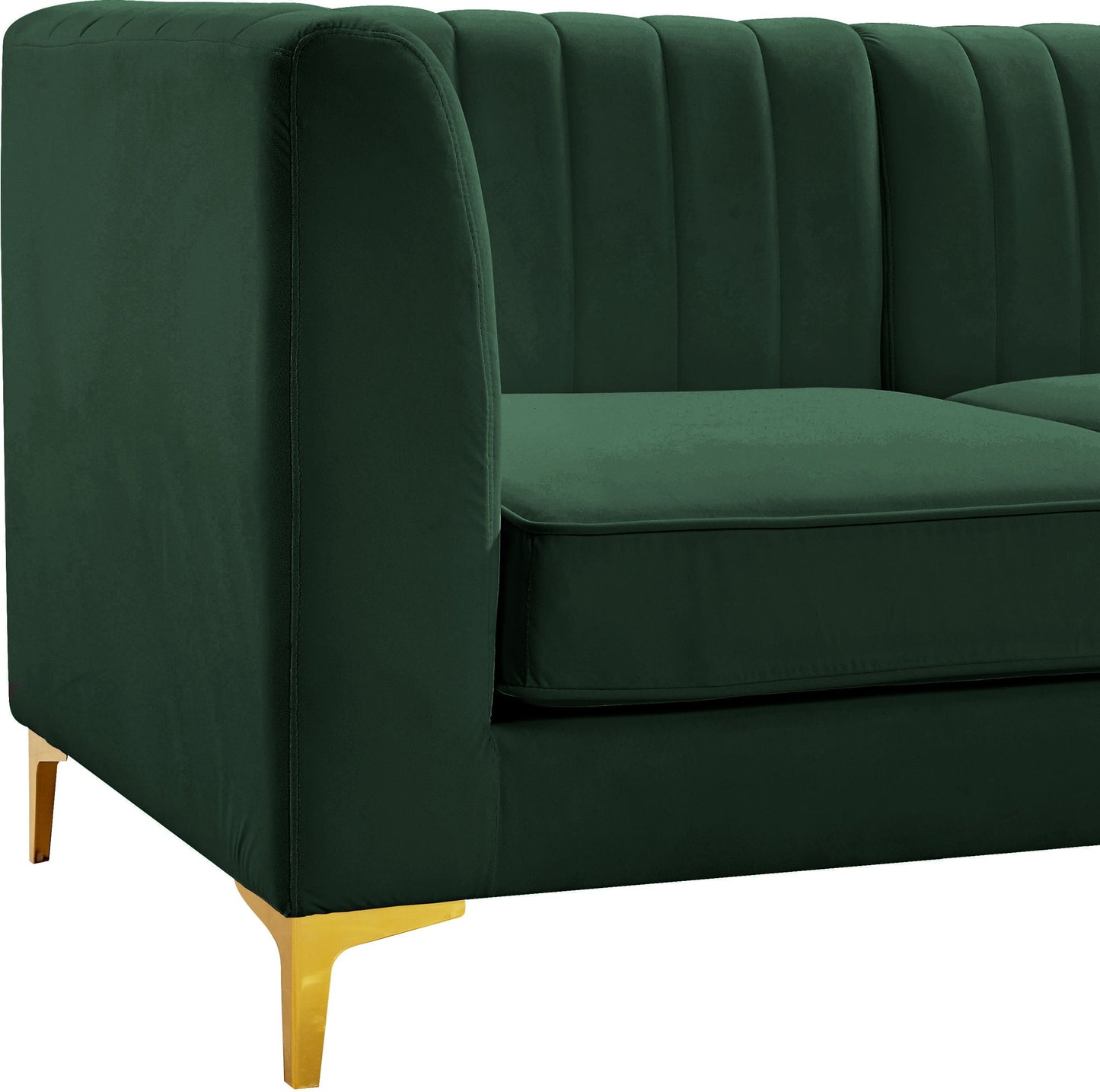 Alina - 8 Piece Velvet Modular Sectional