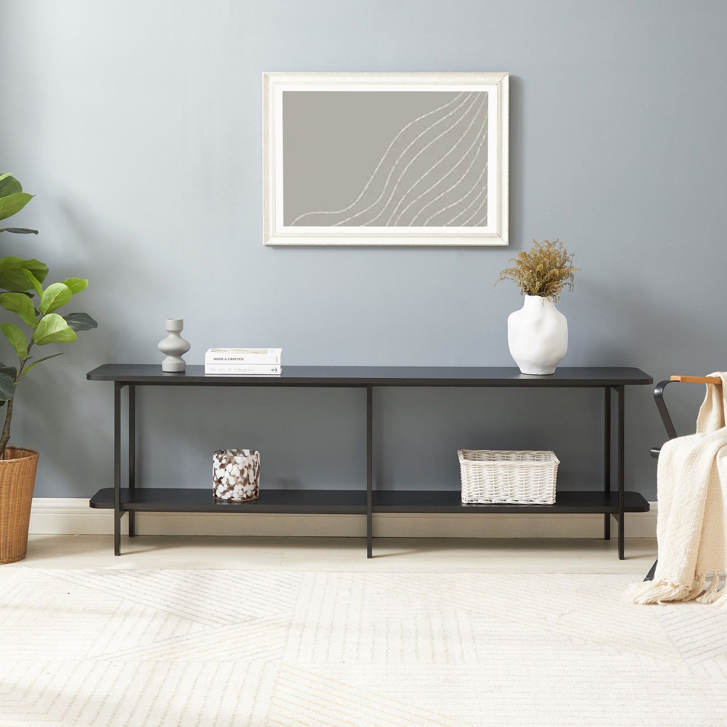 Celine - Console Table - Black
