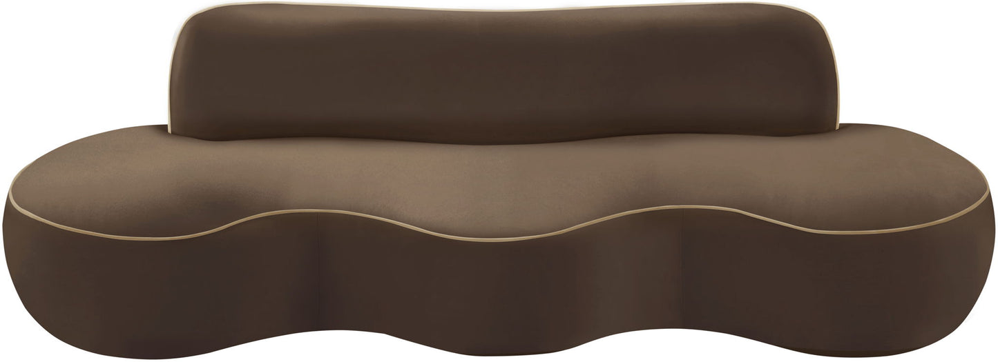 Swerve - Velvet 101" Upholstered Sofa
