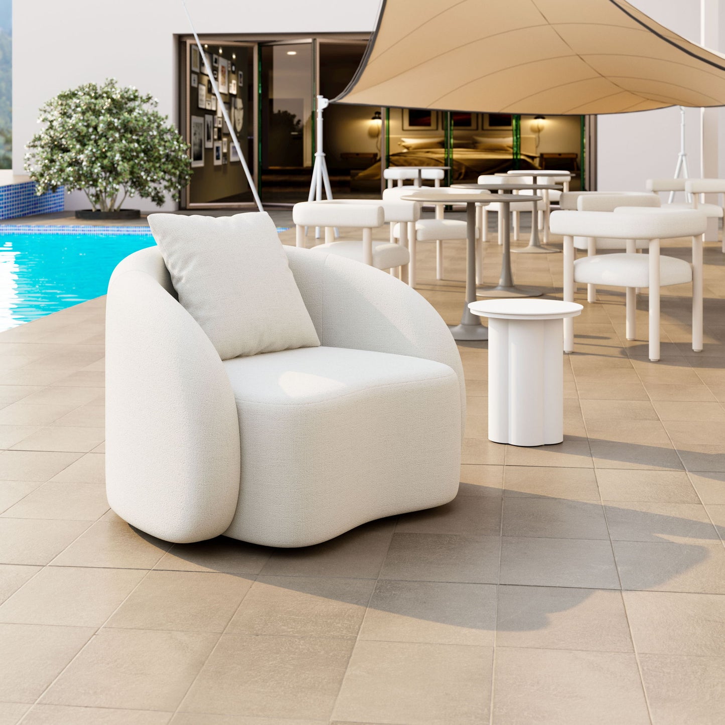 Sunny Isles - Accent Chair - Beige