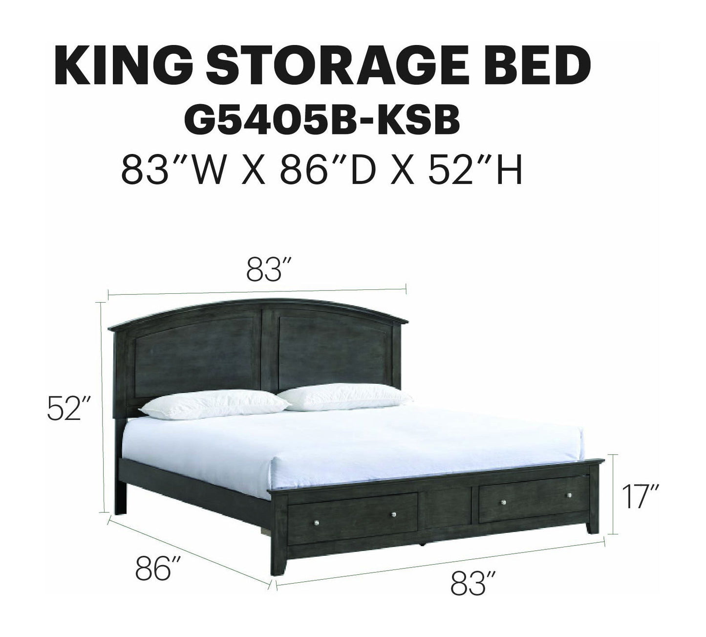 Glory Furniture - Hammond - Storage Bed