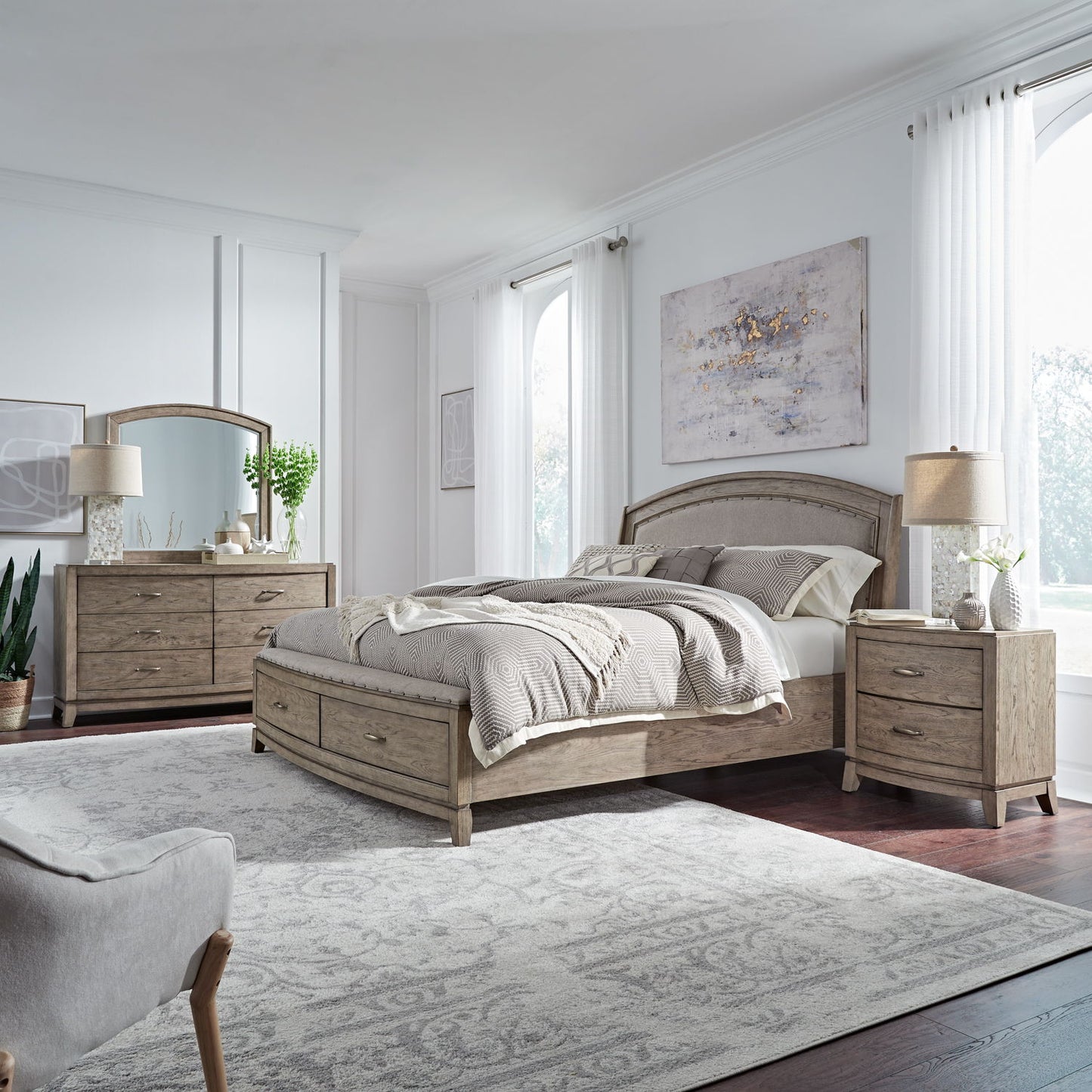 Avalon - Upholstered Bedroom Set