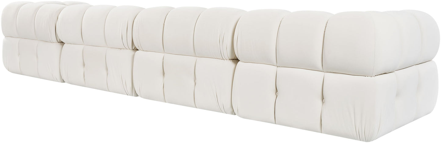 Orin - Fabric Velvet 4 Piece Modular Sofa