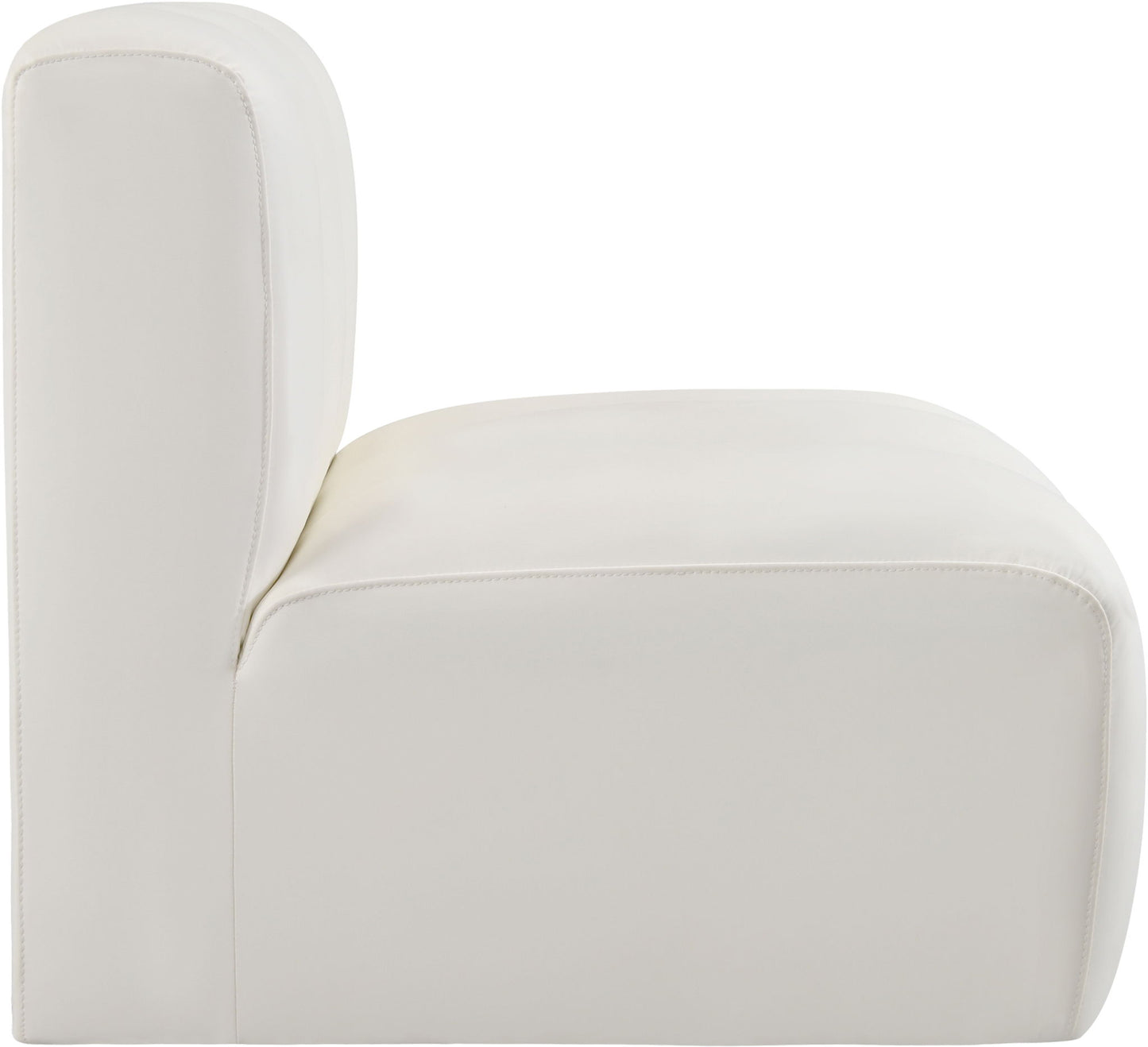 Arc - Faux Leather Straight Chair